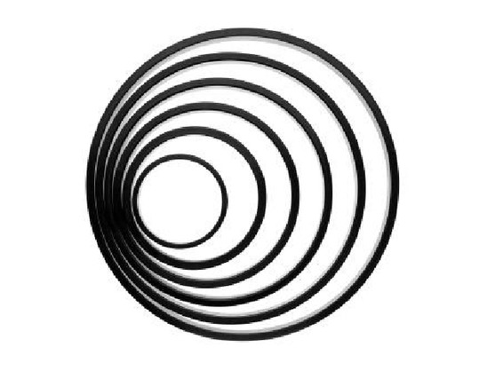 Cercles à tarte exoglass diam. 85mm x h 19mmm 