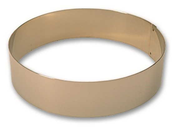 Cercle à vacherin en inox diam. 160 x haut. 60 mm 