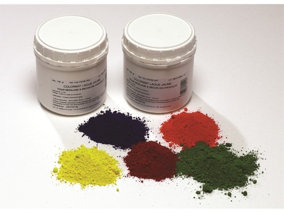 Colorant laqué alimentaire en poudre liposoluble coloris bleu