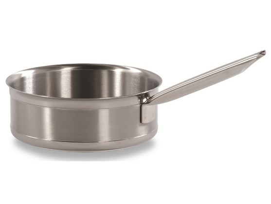 Sauteuse cylindrique tradition en inox, sans couvercle diam. 200 - h. 65mm