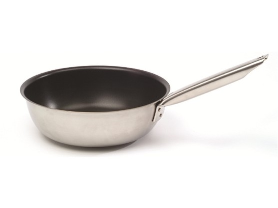 Poêle sauteuse évasée anti-adhésive, sans couvercle diam. 240 - h. 80mm