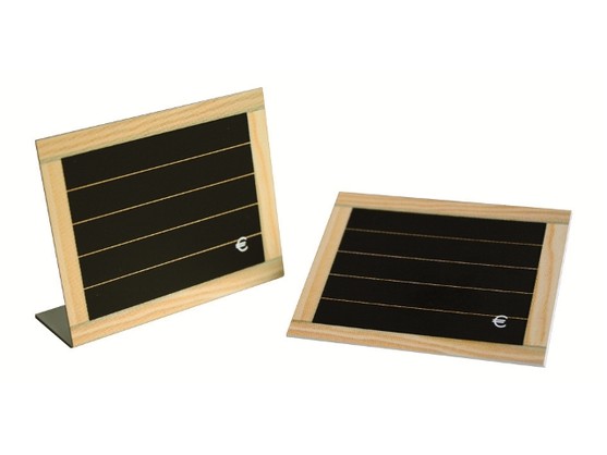 Etiq. ardoise plate l50 x24  