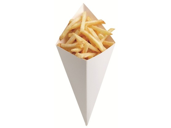 Cornet de frites en carton bl colis de 200