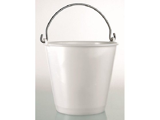 SEAU 12 LITRES BLANC DIA 320MM  