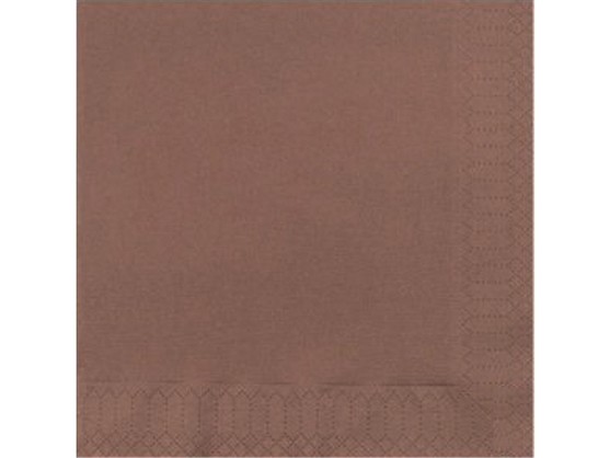 Serviette celi ouate chocolat dim. 38x38 