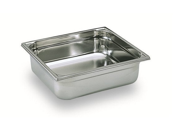 Bac gastronorme 2/3 en inox p. 100 mm - cont. 9 lt 