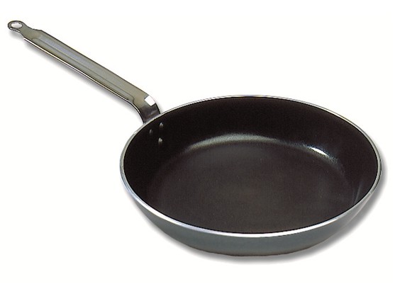 Poêle ronde anti-adhérente en aluminium "matfer" diam. 280 - épais. 4mm