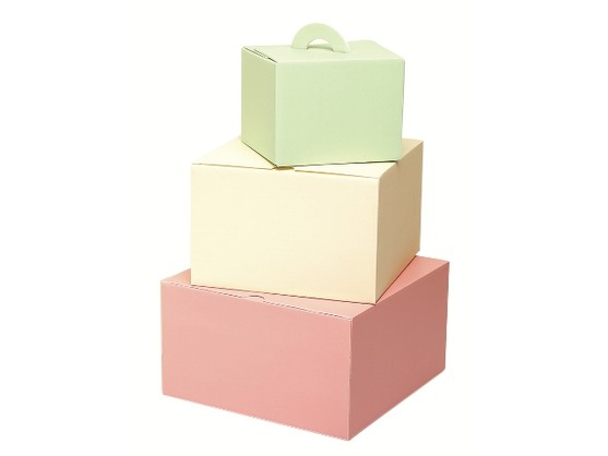 Boîtes à vacherin 29x29 cm coloris : vert colis de 25