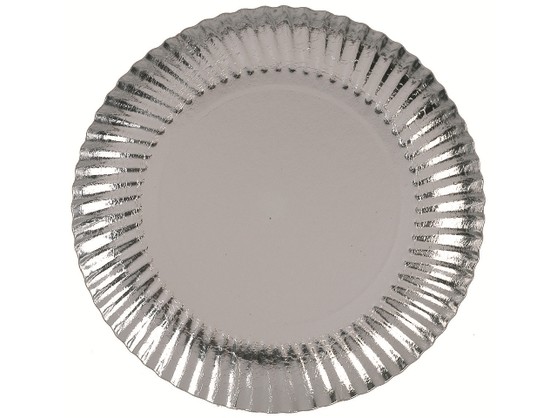 PQ 25 ASSIETTE METAL ARGTD/280  