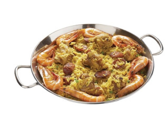 PLAT PAELLA INOX D.360MM  