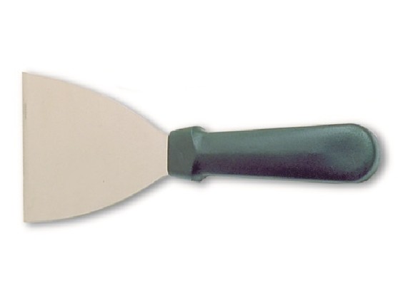 Spatule triangle en inox larg. 100 mm 