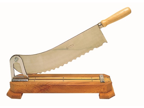 Coupe-pain chef en inox long. 240 mm 