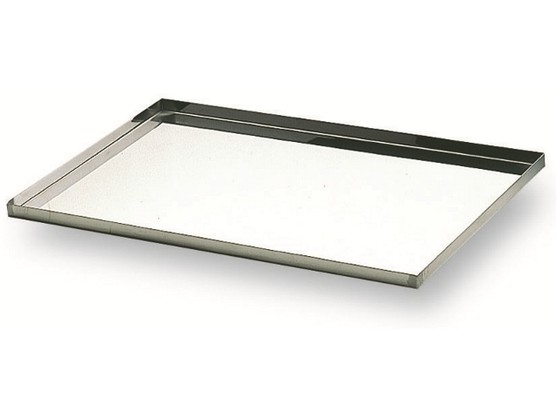 Plaque Bords Droits inox monoblocs dimensions 60 x 40 cm