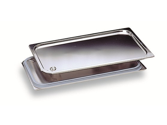 Couvercle joint en inox pour bac gastronorme gn 1/2 dimension 325 x 265mm