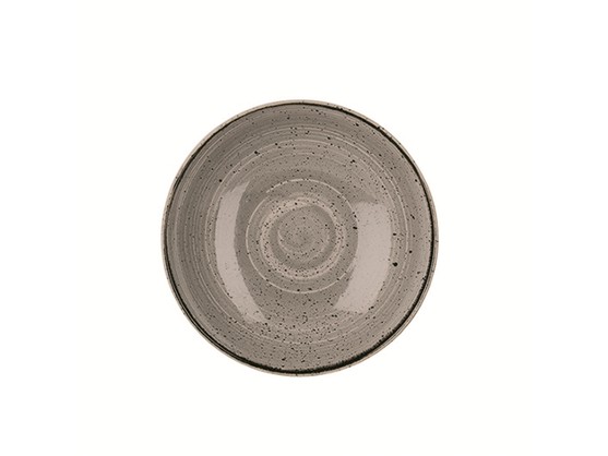 STONECAST ASSIETTE CREUSE GRIS  