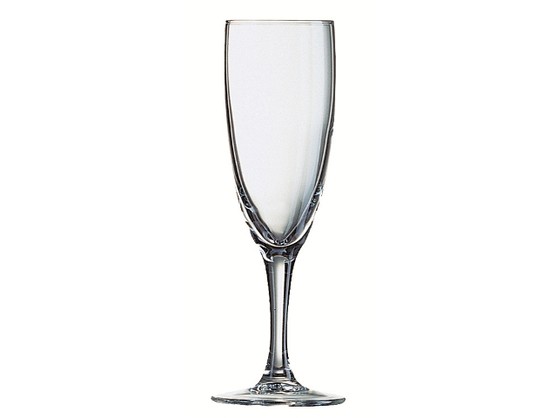 Verre à pied flûte contenance : 10cl lot de 12