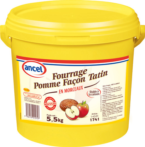 Fourrage pomme en cubes façon tatin 