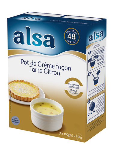 Pot de Crème façon Tarte Citron 800g 48 portions 