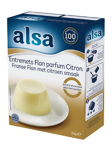 Entremets-Flan Parfum Citron 850g 100 portions 