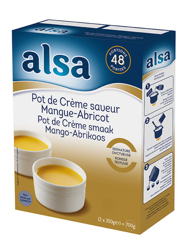 Pot de Crème Mangue/Abricot 700g 48 portions 