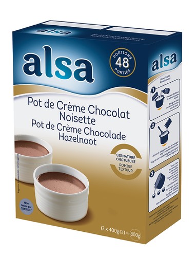 Pot de Crème Chocolat/Noisette 800g 48 portions 