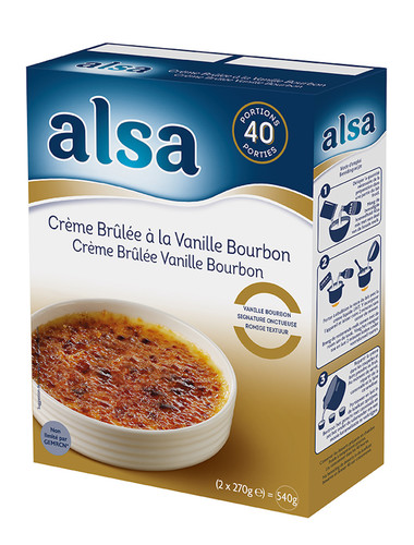 Crème Brûlée Vanille Bourbon 40 portions 