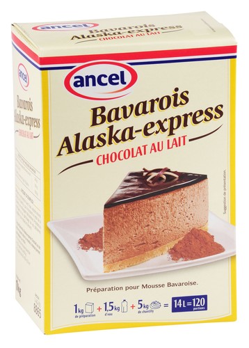 Bavarois Alaska cacao lait 