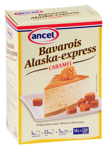 Bavarois Alaska-express au caramel 