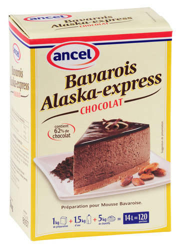 Bavarois Alaska-express au chocolat 