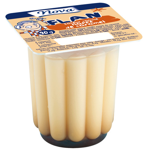 Flan nappé  Pot de 90 g