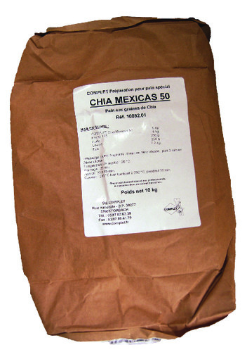 Préparation pain chias mexicas 50% 