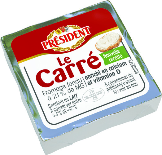 Le carré fromage fondu 21% m.g. 