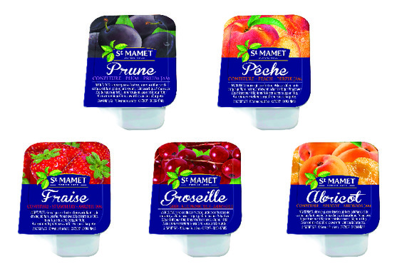 Confiture 5 parfums assortis 30 g 