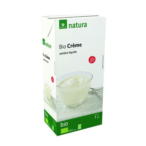 Crème liquide 30% m.g uht slim bio 