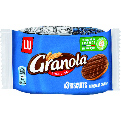 LU Granola biscuit nappe au chocolat 