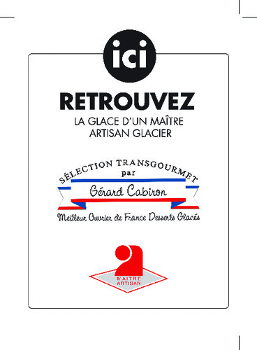 Sticker vitrophanie sélection transgourmet par gérard cabiron gratuit