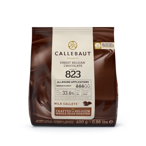 Chocolat de couverture au lait callets 33.6% 