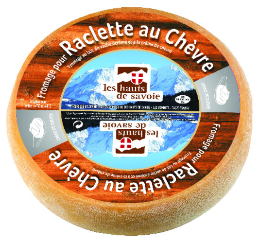 Raclette à la crème de chèvre au lait thermisé 28% m.g. 