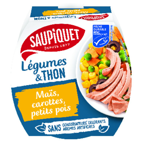 Saladière maïs thon msc et légumes 