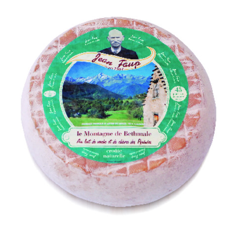 Bethmale au lait de vache et dechèvre, croûte naturelle affiné 10 semaines 29 % m.g.