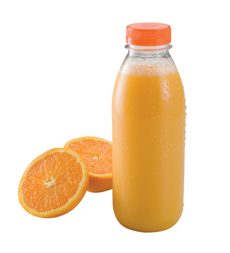 Bouteille pet 25 cl avec bouchon orange 