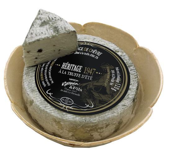 Héritage 1947 rond de chèvre à la truffe été 