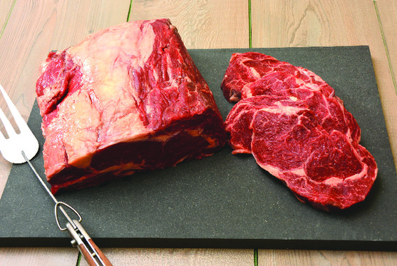 Entrecôte de boeuf qualité bouchère sous vide 