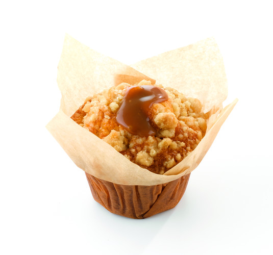 Muffin pomme cannelle caramel pièce de 112g 