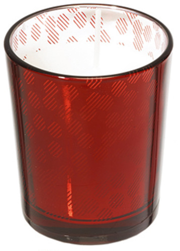 PHOTOPHORE VERRE METALLIC ROUG  