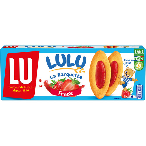 Lulu Barquette genoise Á la fraise 