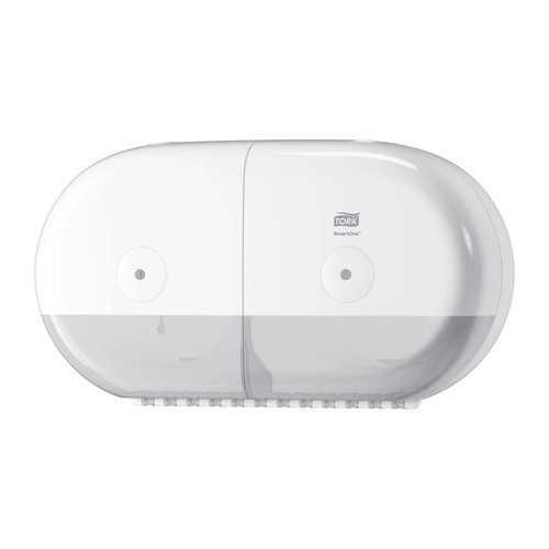 Distributeur Mini Smartone blanc pour 2 rouleaux de papier toilette