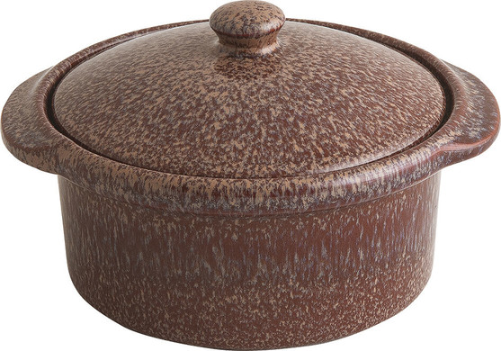 Cocotte Koloreo marron diam 14.5 cm 