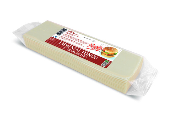 Fromage fondu emmental tranché 51% m.g. 