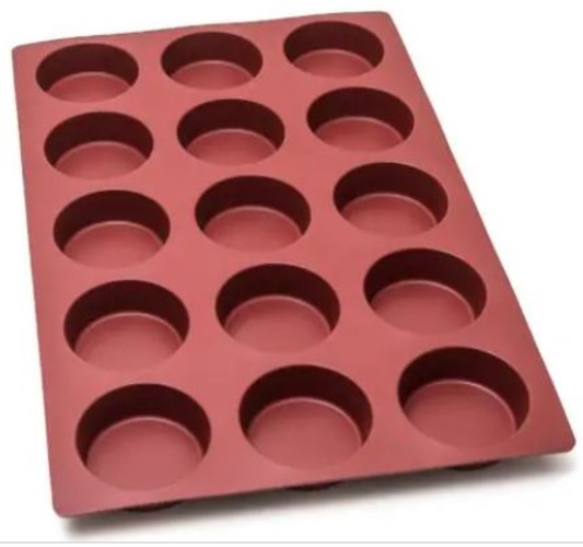 Moule silicone 15 alvéoles pour tarte tatin 